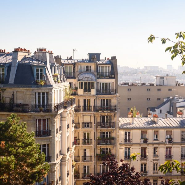 Paris,,France.,View,On,French,Parisian,Apartments,And,Flats,With